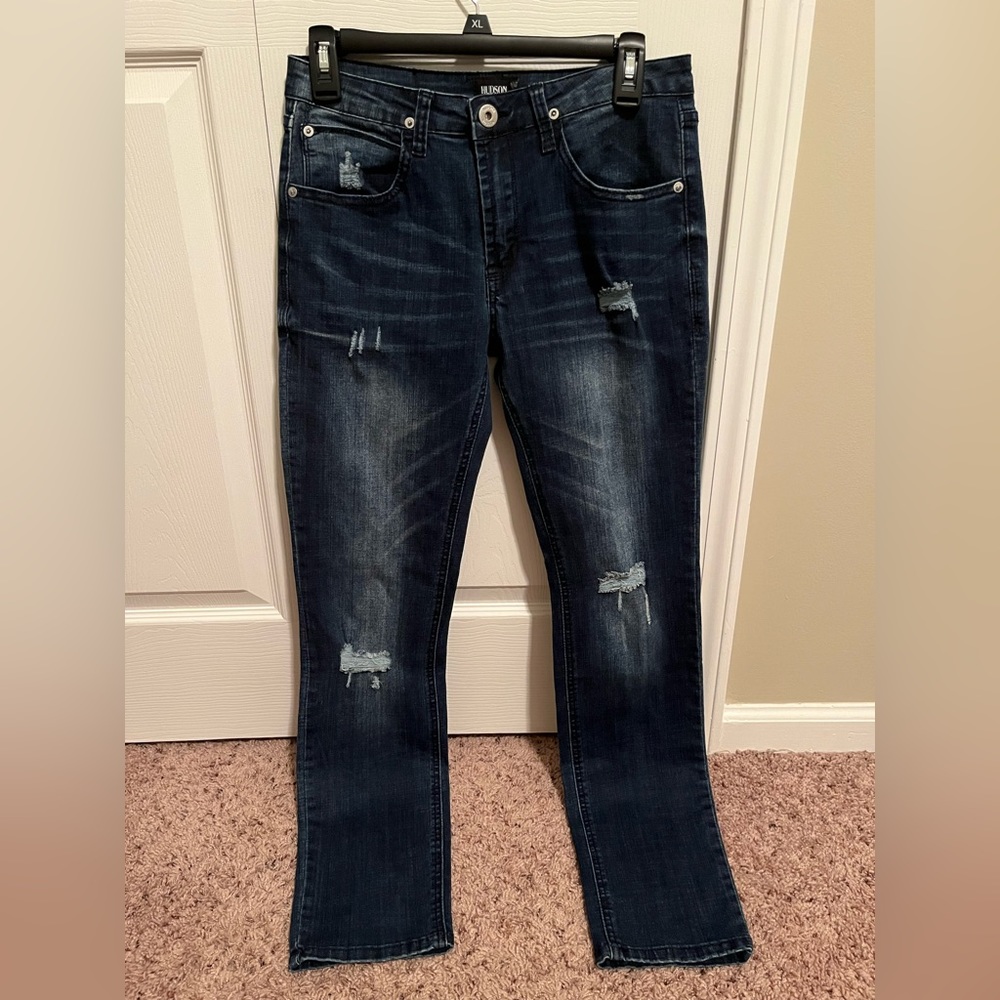Hudson Distress Skinny Jeans |‎ 16